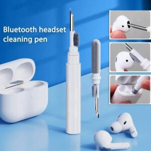  Earbuds Cleaning Pen for Bluetooth, Multifunction Wireless Earphone Cleaner Tool with Soft Brush