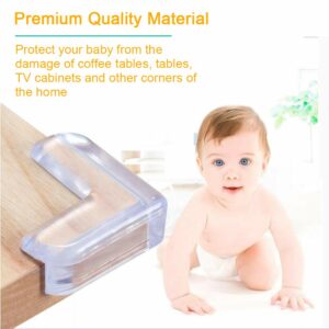 Pack Of 4 Babies Corner Edge Cushions Protector Adhesive Kids Safety Protectors
