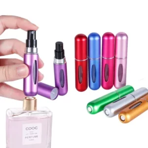 5ml Travel Mini Refillable Empty Perfume Bottle And Atomizer (Pack of 2)