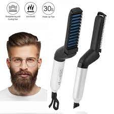 Hair And Beard Straightener Modelling Comb Ceramic-Iron Beard Comb